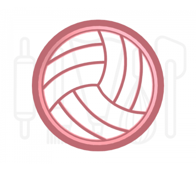  Volleybal uitsteker + stempel - 3D geprint, fig. 1 