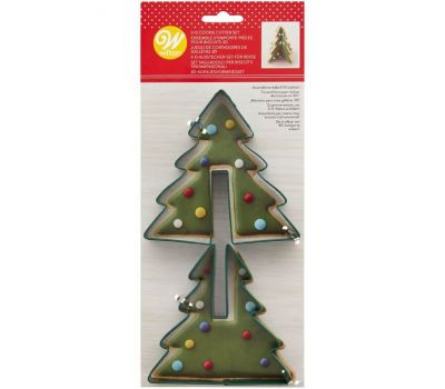  3D kerstboom uitsteker set - Wilton, fig. 1 
