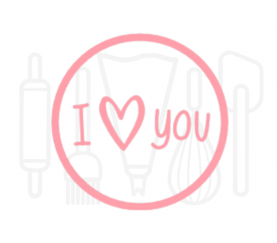  Fondant stempel I love you - 3D Geprint, fig. 2 