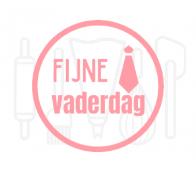  Fondant stempel Fijne vaderdag met stropdas - 3D Geprint, fig. 1 