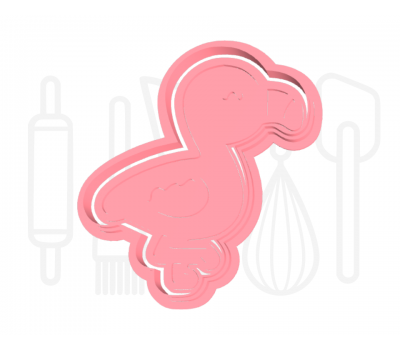  Flamingo uitsteker + stempel - 3D-geprint, fig. 2 