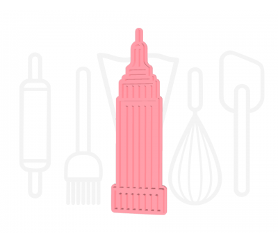  Empire State Building uitsteker + stempel - 3D-geprint, fig. 3 