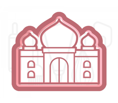  Taj Mahal uitsteker + stempel - 3D-geprint, fig. 1 