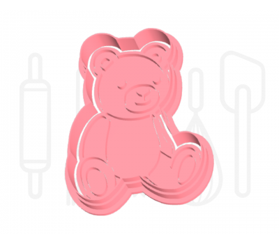  Teddybeer uitsteker + stempel - 3D-geprint, fig. 3 