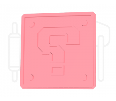  Vraagteken box uitsteker + stempel - 3D geprint, fig. 3 