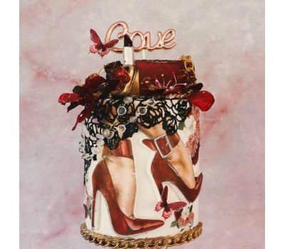  Decoratie kit fashion heels 'Wine down' - Crystal Candy, fig. 2 