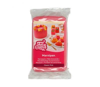 Marsepein roze 1:4  (classic pink) 250 gr - FunCakes, fig. 1 