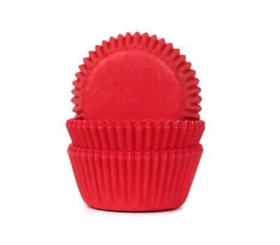  Effen rood mini - baking cups (60 st), fig. 1 