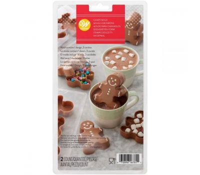  Chocolade mold gingerbread bakjes - Wilton, fig. 1 