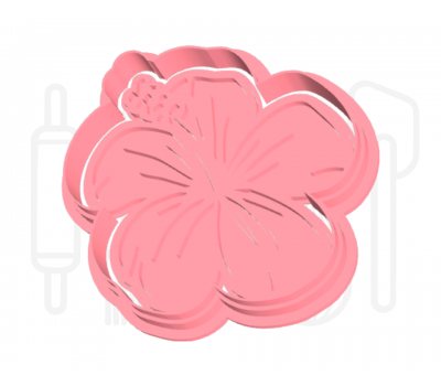  Hibiscus uitsteker + stempel - 3D-geprint, fig. 2 