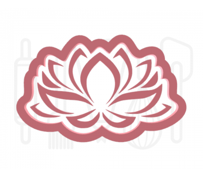  Lotusbloem uitsteker + stempel - 3D-geprint, fig. 1 