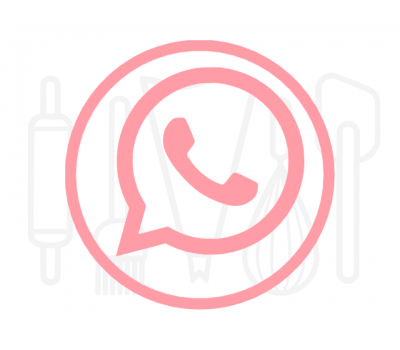  Fondant stempel Whatsapp logo - 3D Geprint, fig. 1 