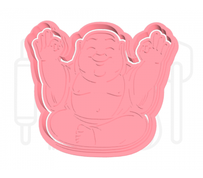  Boeddha uitsteker + stempel - 3D-geprint, fig. 2 