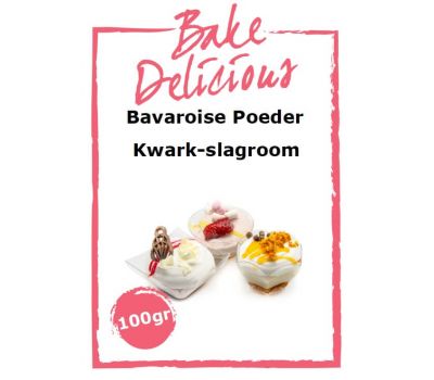  Bavaroise poeder Kwark-slagroom 100 gr - Bake Delicious, fig. 1 