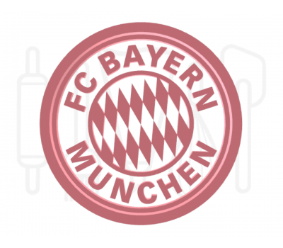  FC Bayern München uitsteker met stempel - 3D geprint, fig. 1 