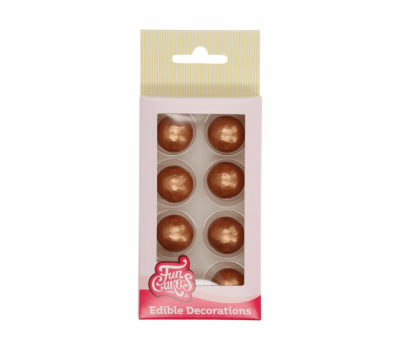  Chocolade ballen goud/brons- Funcakes, fig. 1 