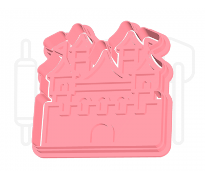  Kasteel uitsteker + stempel - 3D-geprint, fig. 2 