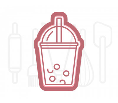  Bubble tea uitsteker + stempel - 3D-geprint, fig. 1 