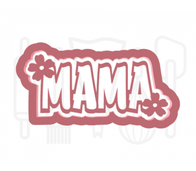  Mama met bloemen uitsteker + stempel - 3D-geprint, fig. 1 