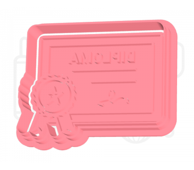  Diploma uitsteker + stempel - 3D-geprint, fig. 2 