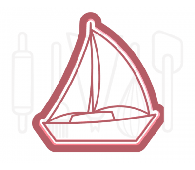  Zeilboot uitsteker + stempel - 3D-geprint, fig. 2 