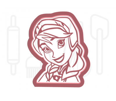  Elsa uitsteker + stempel - 3D-geprint, fig. 1 