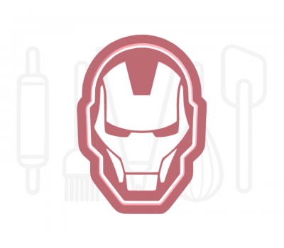  Marvels Iron Man uitsteker + stempel - 3D-geprint, fig. 1 