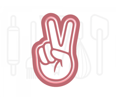  Vredeshand uitsteker + stempel - 3D-geprint, fig. 1 