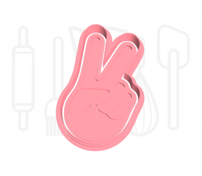  Hart handen uitsteker + stempel - 3D-geprint, fig. 2 