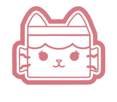  Baby Kitty uitsteker + stempel - 3D-geprint, fig. 2 
