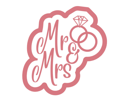  Mr & Mrs met ring uitsteker + stempel - 3D-geprint, fig. 1 