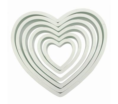  Kunststof uitstekers hart set/6 - PME, fig. 1 