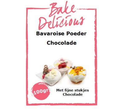  Bavaroise poeder Chocolade met fijne stukjes chocolade 100 gr - Bake Delicious, fig. 1 