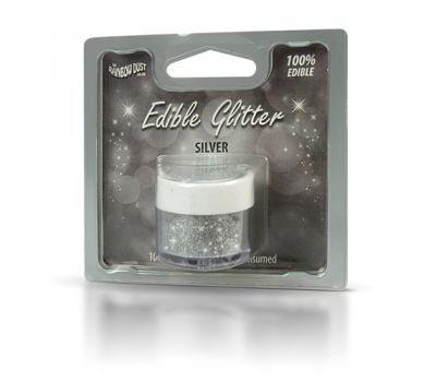  Eetbare glitter zilver - Rainbow dust, fig. 1 