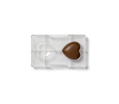  Polycarbonaat Chocolade mold hart 2 x 10 cm - Decora, fig. 1 