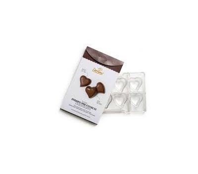  Polycarbonaat Chocolade mold hartjes 10 x 3,5 cm - Decora, fig. 1 