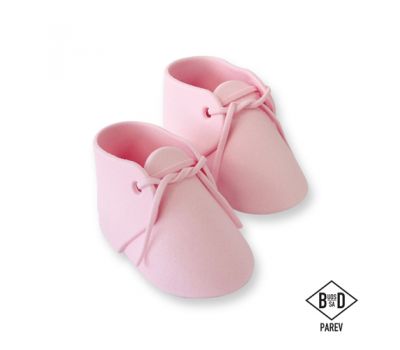  Eetbare Babyslofjes roze 10 cm - PME, fig. 1 