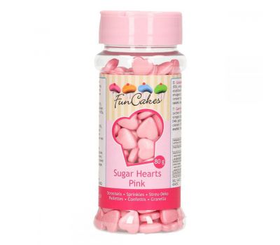  Suikerhartjes roze 80 gr - FunCakes, fig. 1 
