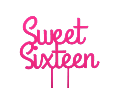  Taarttopper - Sweet sixteen sierlijk, fig. 2 