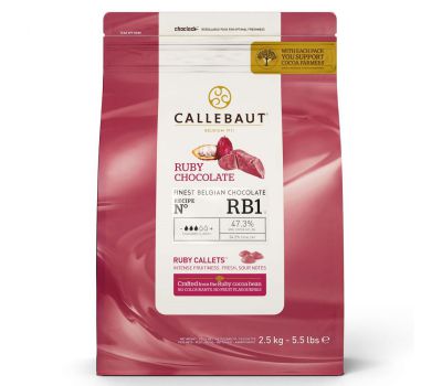  Chocolade callets ruby 2,5 kg - Callebaut, fig. 1 