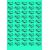  50x "Jij bent een Topper" op Frosty sheet, fig. 8 