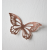  Eetbaar papier vlinders metallic rosé goud - Crystal Candy, fig. 1 