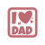  I love dad uitsteker + stempel - 3D geprint, fig. 1 