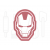  Marvels Iron Man uitsteker + stempel - 3D-geprint, fig. 1 