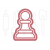  Schaak pion uitsteker + stempel - 3D-geprint, fig. 1 