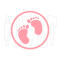  Fondant stempel Baby voetjes - 3D Geprint, fig. 1 