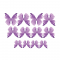  Eetbaar papier vlinders shaded paars - Crystal Candy, fig. 1 