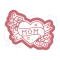  Mom in hart uitsteker + stempel - 3D-geprint, fig. 1 